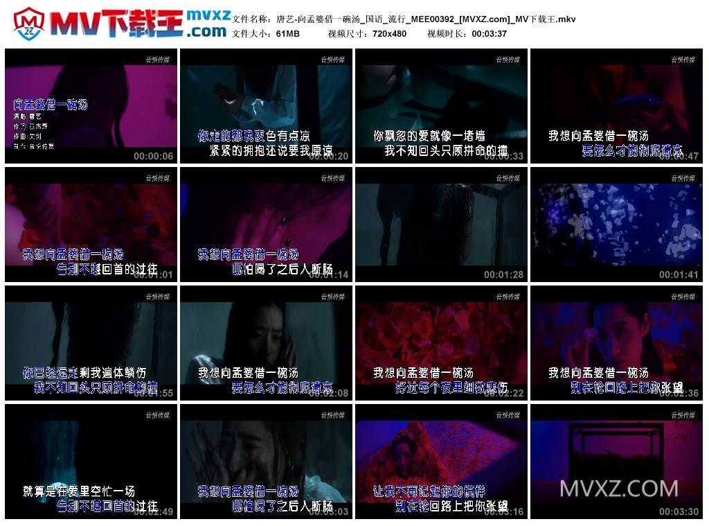 唐艺-向孟婆借一碗汤_国语_流行_MEE00392